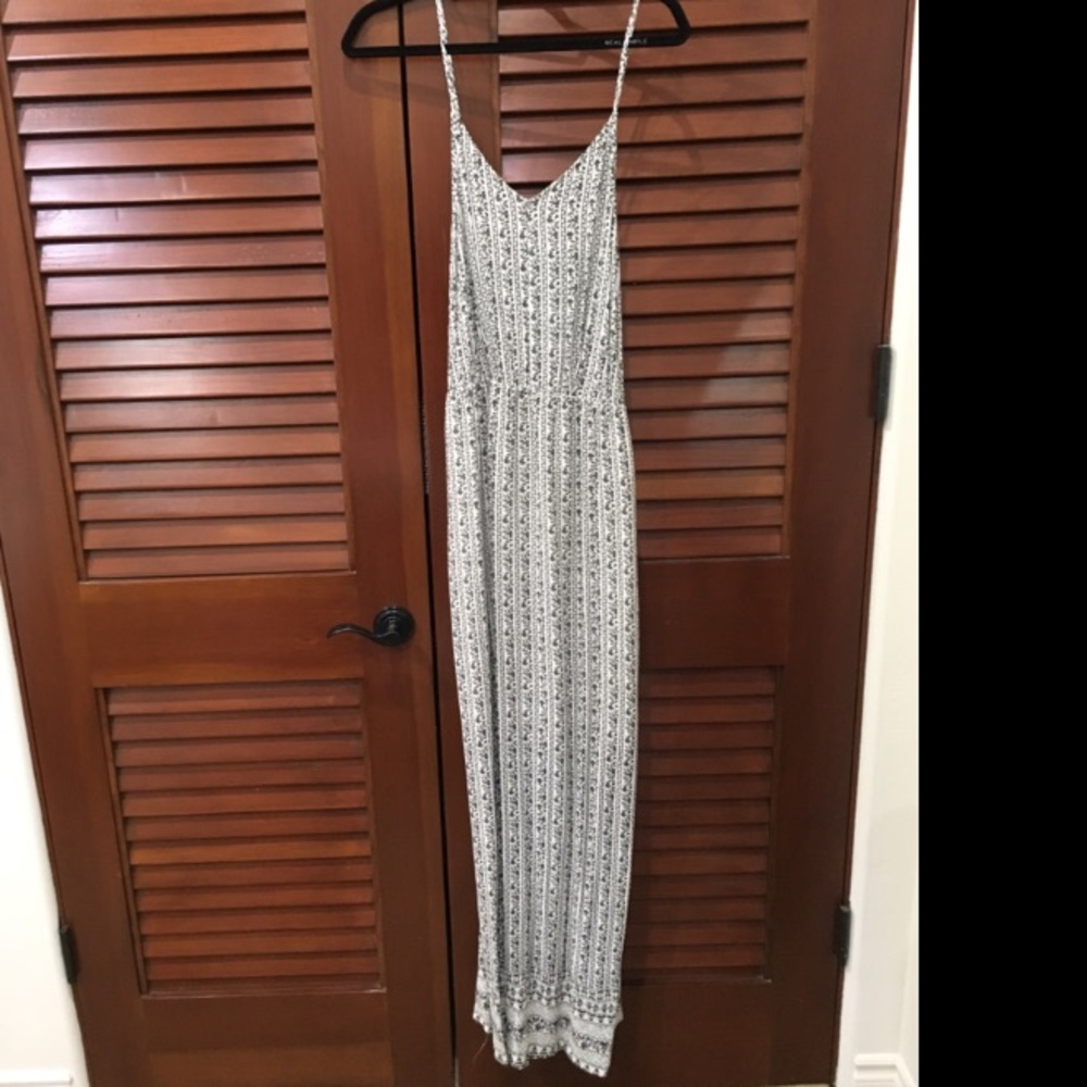 Long Laced Back Maxi Dress Size Large